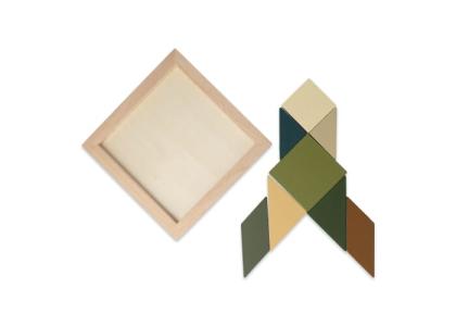 InSideOut Wooden Tangram think IQ puzzle
