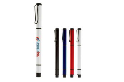 Ball pen with textmarker 2-in-1