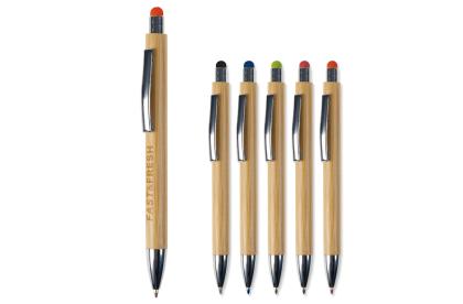 Ball pen New York bamboo with stylus