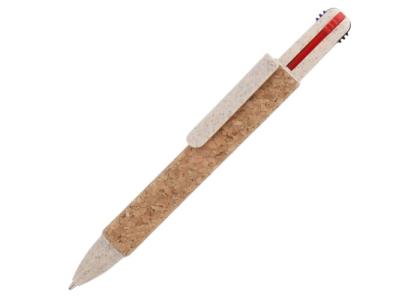 Ball pen 4-color Cork