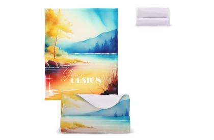 Polar fleece blanket OEKO-TEX&reg; sublimation 120 x 150 cm 190 g/m&sup2;