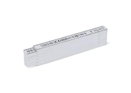 Calibrated foldable ruler 1m