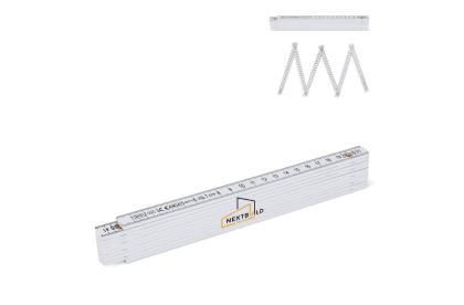 Calibrated foldable ruler 2m