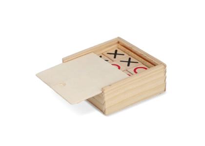 Tic Tac Toe set in wooden box