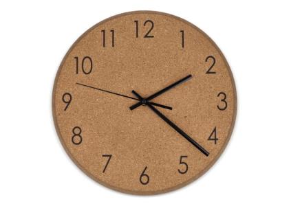 Cork wall clock