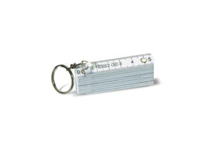 Mini foldable ruler with keyring 0.5m