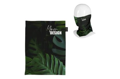 Multifunctional scarf R-PET sublimation