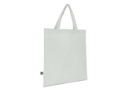 R-PET Carry bag non-woven short handles 38 x 42cm 75g/m²