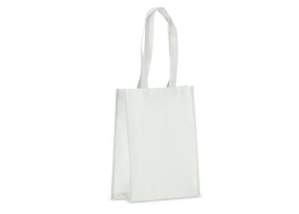 R-PET Carry bag laminated non-woven 24 x 11 x 30cm 105g/m²