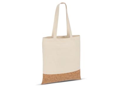 Carrier bag cotton & cork 170g/m² 35 x 40cm