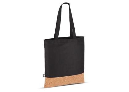 Carrier bag R-PET & cork 35 x 40cm