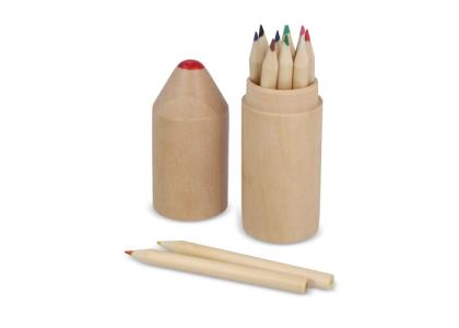 Premium wooden colouring pencil set