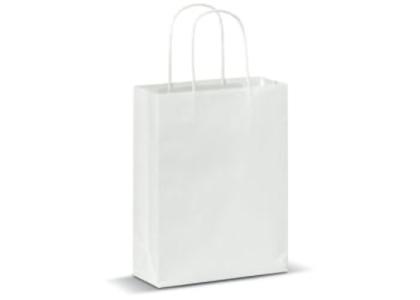 Paper bag with twisted handles 90g/m² 18x8x22cm