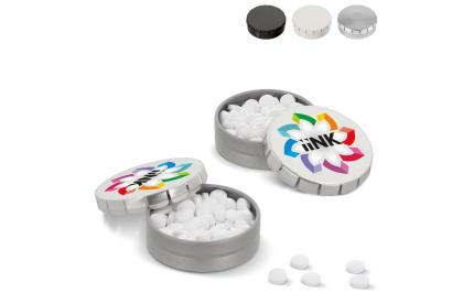 Mini clic tin peppermint box