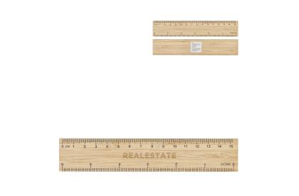 Bamboo ruler 15cm Bamboo ruler 15cm