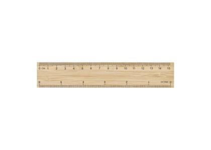 Bamboo ruler 15cm Bamboo ruler 15cm