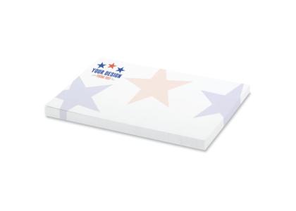 100 adhesive notes, 100x72mm, full-colour