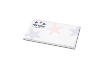 50 adhesive notes, 125x72mm, full-colour