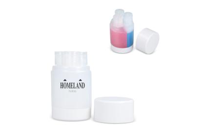 Trio travel toiletry bottles