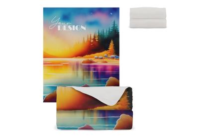 R-PET fleece blanket sublimation 120 x 150 cm 250 g/m² R-PET fleece blanket sublimation 120 x 150 cm 250 g/m²