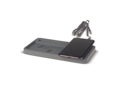 Limestone Desk organizer with wireless charger 5W