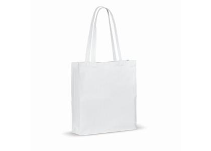 Recycled cotton bag with gusset 140g/m² 38x10x42cm