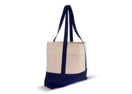 Beach bag cotton canvas OEKO-TEX® 280g/m² 42x10x30cm