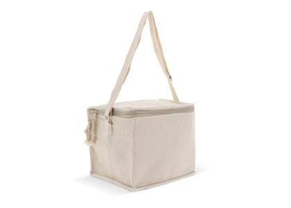 Cooler bag 100% cotton exterior square 22x18x18cm