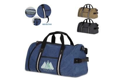 Recycled cotton canvas duffle bag Harper