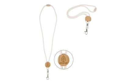 Cotton cord lanyard