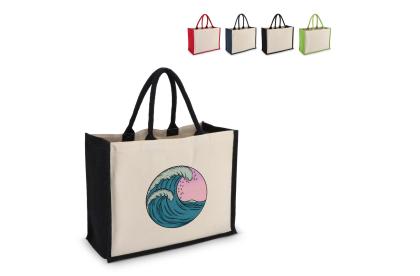 Jute/Cot bag OekoTex 42x19x32 320g