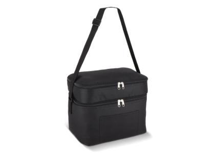 R-PET 600D Dual compartment cooler bag 30 x 20 x 25cm 12L