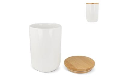 Canister Ceramic & Bamboo 900ml Canister Ceramic & Bamboo 900ml