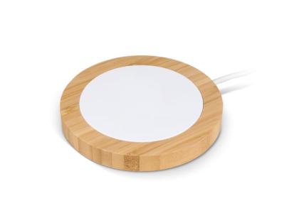 Wireless charger bamboo & RABS 15W