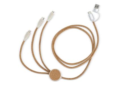 Cork 3 in 1 PD charging & data cable