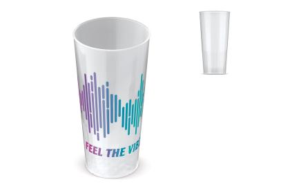 Ecologic cup design PP 500ml