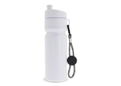 Sports bottle with edge and cord 750ml