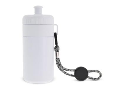 Sports bottle with edge and cord 500ml