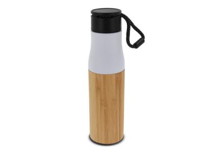 Thermo bottle with rope bamboo 500ml