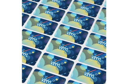 Vinyl Sticker Rectangle 20x10mm