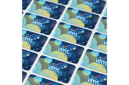 Vinyl Sticker Rectangle 50x20mm