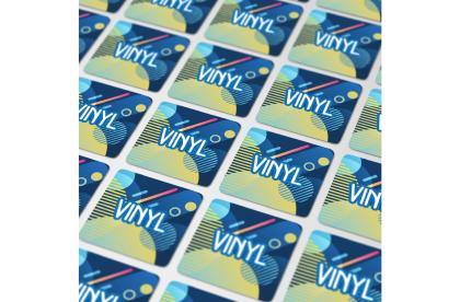 Vinyl Sticker Square 13x13mm