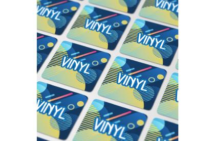Vinyl Sticker Square 50x50mm