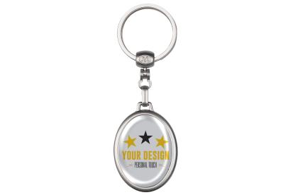 Keyring metal, oval Keyring metal, oval
