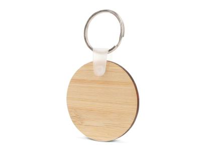 Keyring Bamboo round