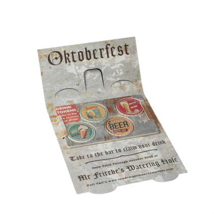 Recycled WalletMate Pop Tokens