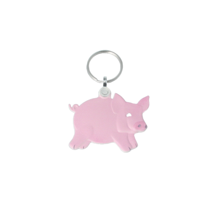 Recycled Pig 'FunKeys' Keyring