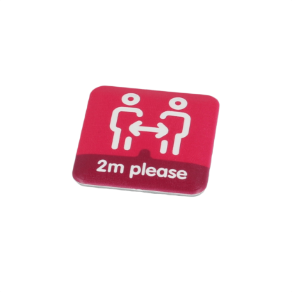 Recycled DBASE Badge 37mm Square