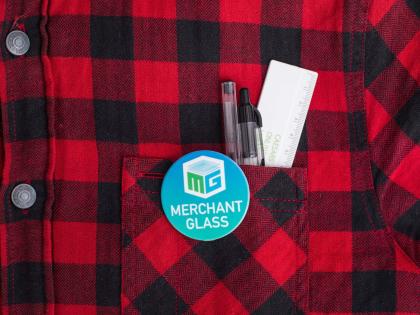 Recycled DBASE Badge 55mm Circular