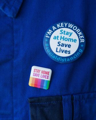 Recycled DBASE Badge 55mm Circular